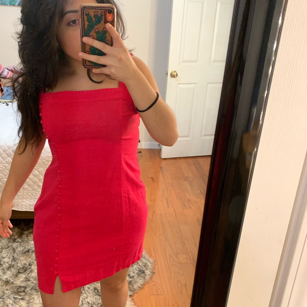 Hot pink dress💖